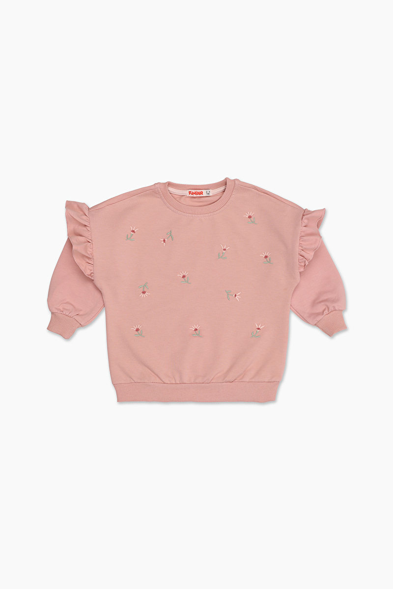 Funfair Kız Çocuk Sweat 2626325003 Pudra