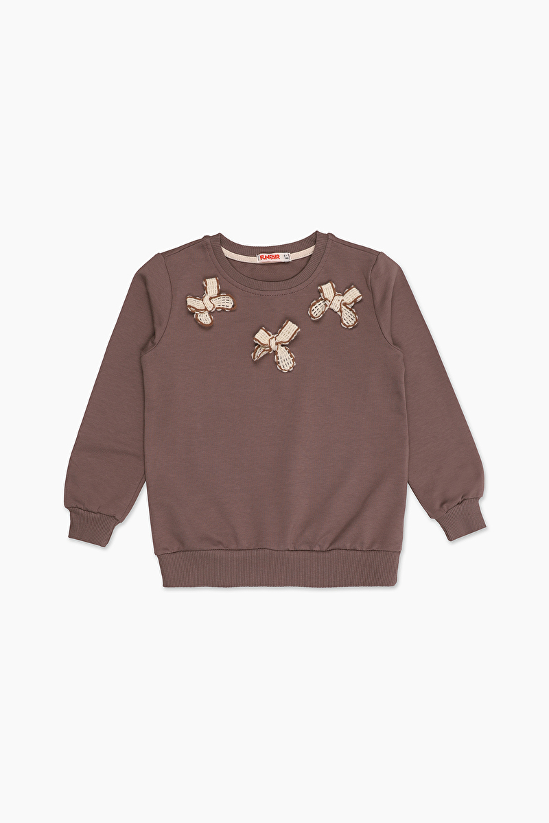 Funfair Kız Çocuk Sweat 2626325005 Kahve