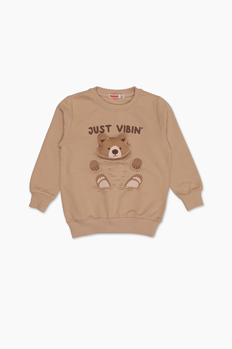 Funfair Erkek Çocuk Sweat 2626207004 Kahve