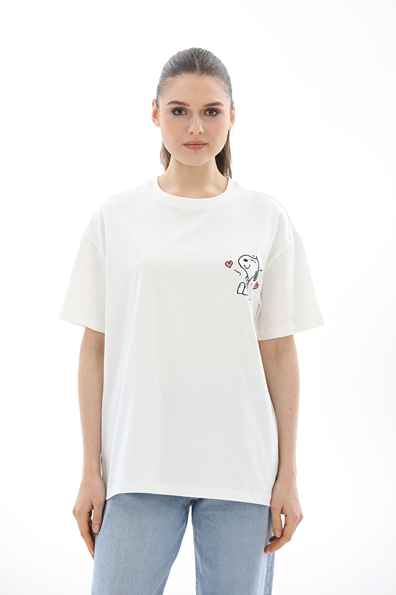 First Company Kadın Snoopy Tişört 2614KS120900