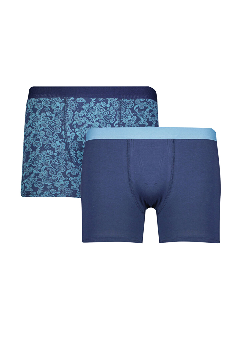 First Company Erkek Desenli İkili Boxer 2425E006MD