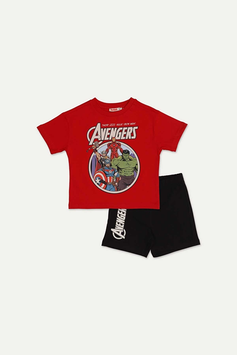 Funfair Erkek Çocuk Avangers Şortlu Pijama Takımı 26ER.AV01