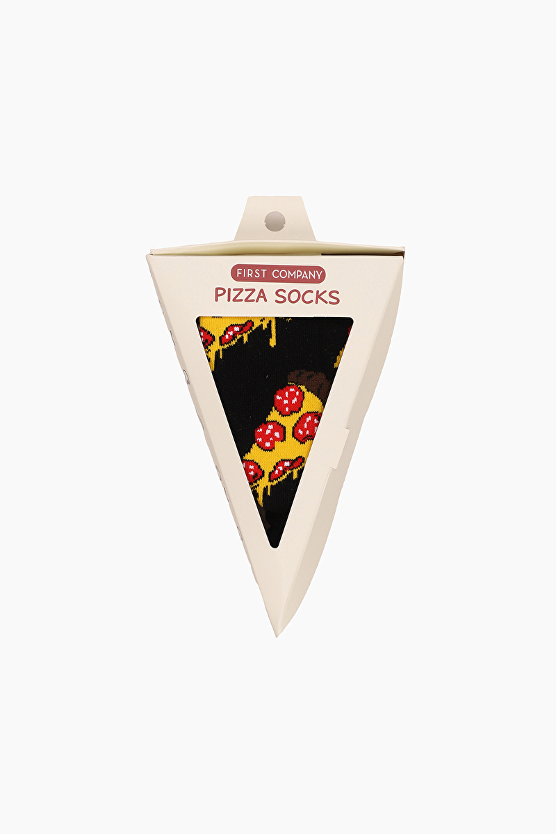 First Company Unisex Pizza Dilimi Çorap 261UPD5003BR