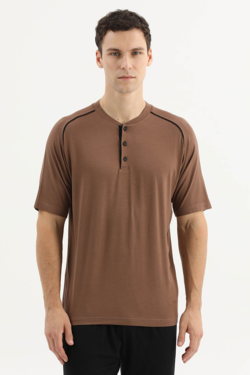 Finesuits Erkek Kısa Kol Pijama Takım 261E6056KL