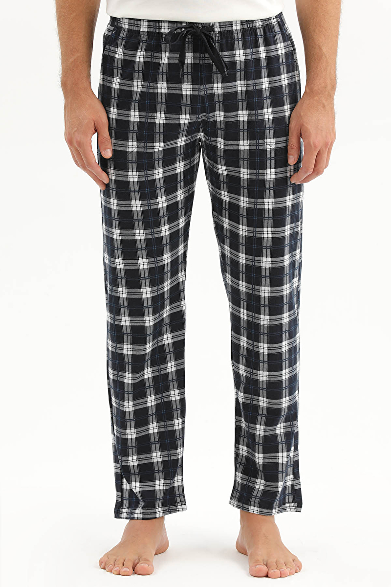 First Company Erkek Penye Kareli Erkek Pijama Altı 261E6005PI