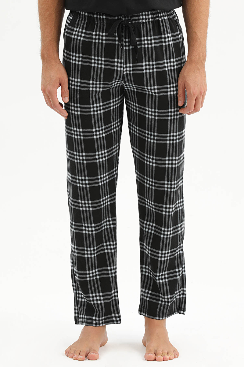 First Company Erkek Penye Kareli Erkek Pijama Altı 261E6007PI