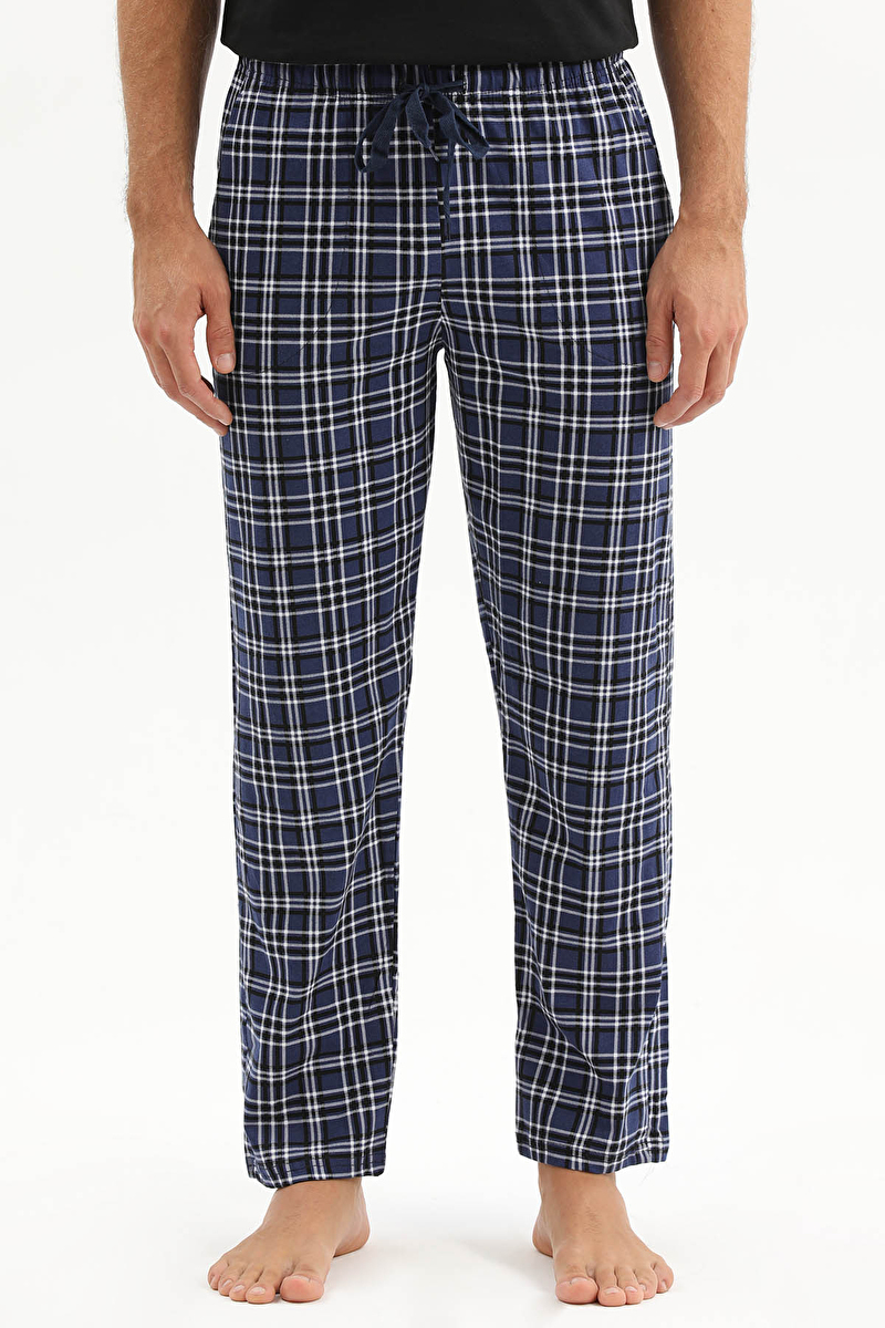 First Company Erkek Penye Kareli Erkek Pijama Altı 261E6013PI