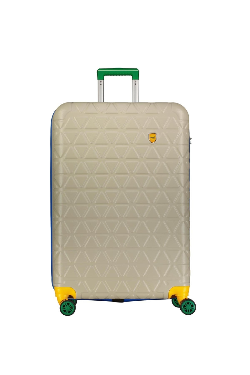 Travel Zone Sert Büyük Boy Valiz 26TZ153-ABS800-70CM Bej