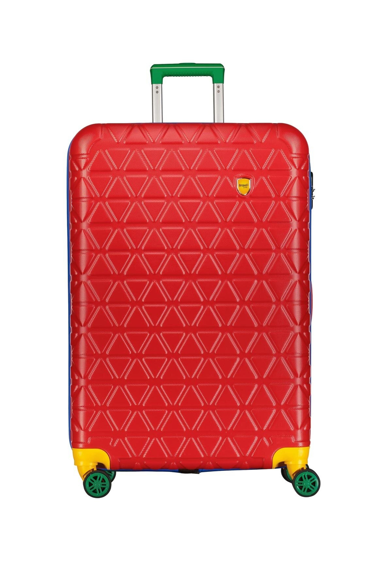 Travel Zone Sert Büyük Boy Valiz 26TZ153-ABS800-70CM Kırmızı