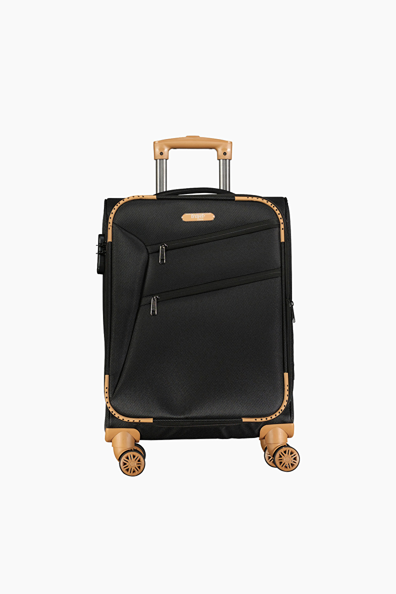 Travel Zone Valiz Kumaş 26YTZ-KC153019-50CM Siyah/Turuncu
