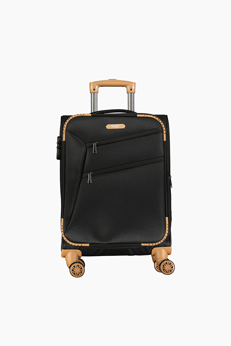 Travel Zone Valiz Kumaş 26YTZ-KC153019-50CM Siyah/Turuncu