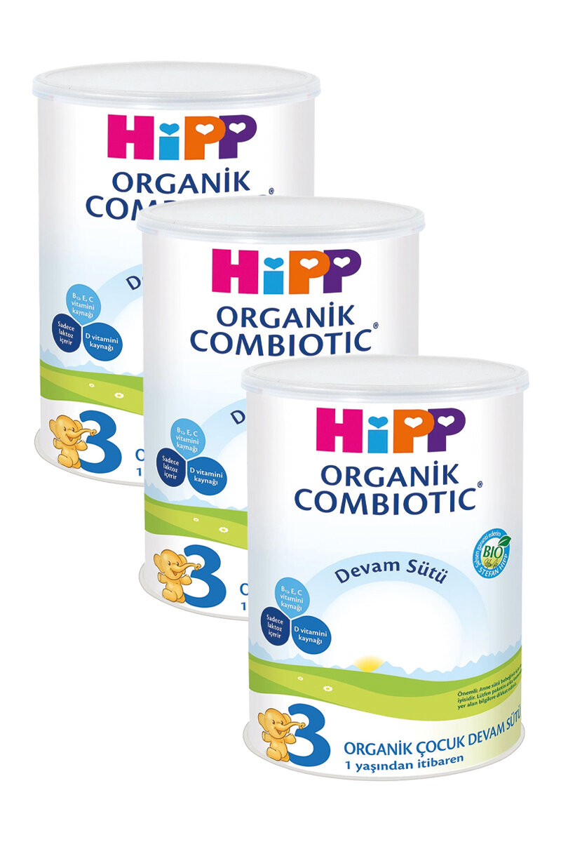 Hipp 3 Organik Devam Sütü 3x 350 g