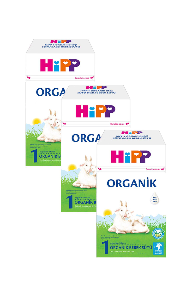 Hipp 1 Organik Keçi Sütü Bazlı Bebek Sütü 3x400 g