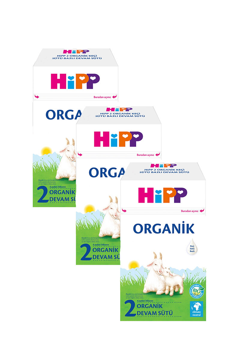 Hipp 2 Organik Keçi Sütü Bazlı Bebek Sütü 3x400 g