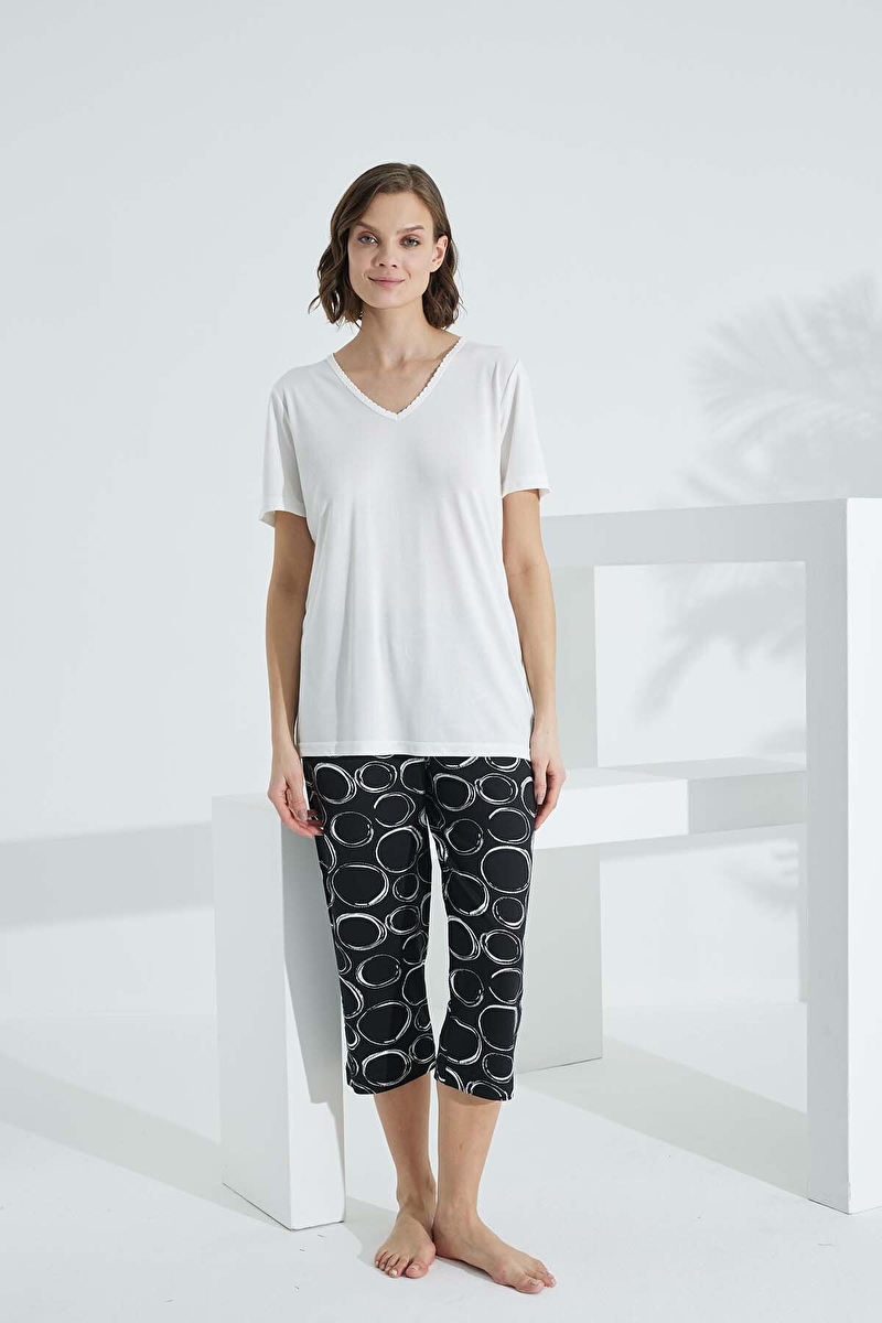 Etoile Kadın Pijama Takımı 71040.KRM/SYH