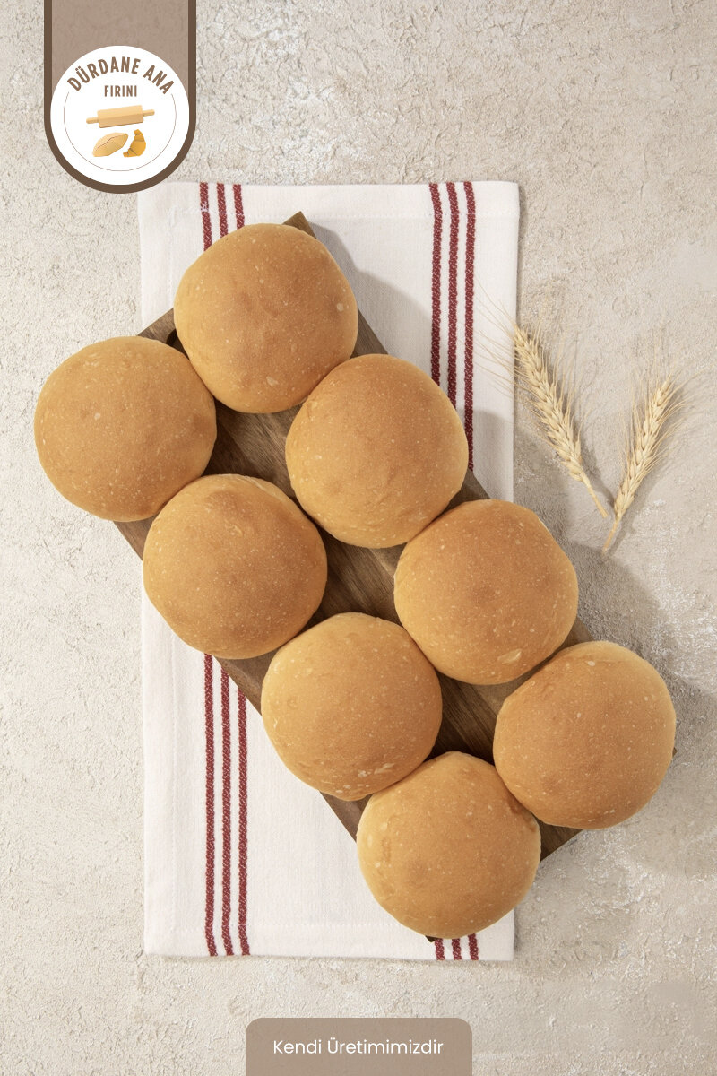 Dürdane Ana Fırını Hamburger Ekmek 8 x 60 G