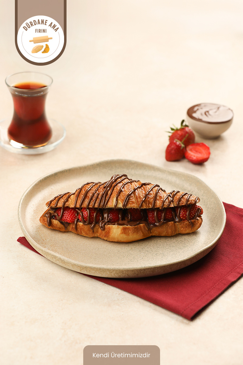 Dürdane Ana Fırını Nutella Çilek Kruvasan 220 G