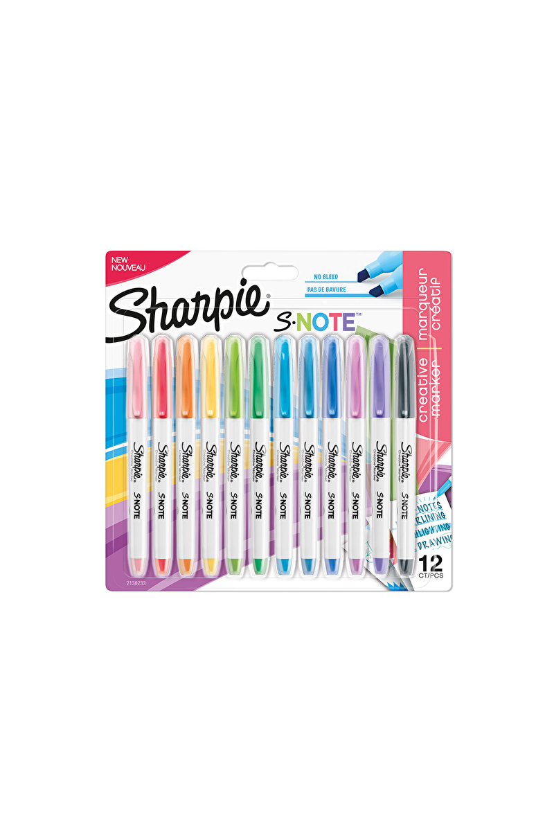 Sharpie Snote Kreatif Markör Karışık 12'li BLS