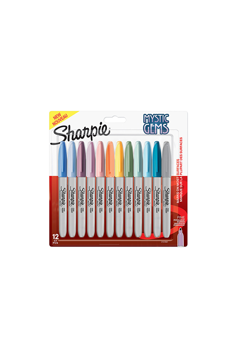 Sharpie Mystic Gems 12Lİ Blister Yeni Renkler