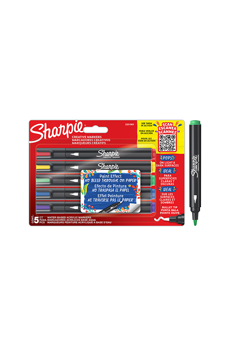 Sharpie Bullet Marker 5'li