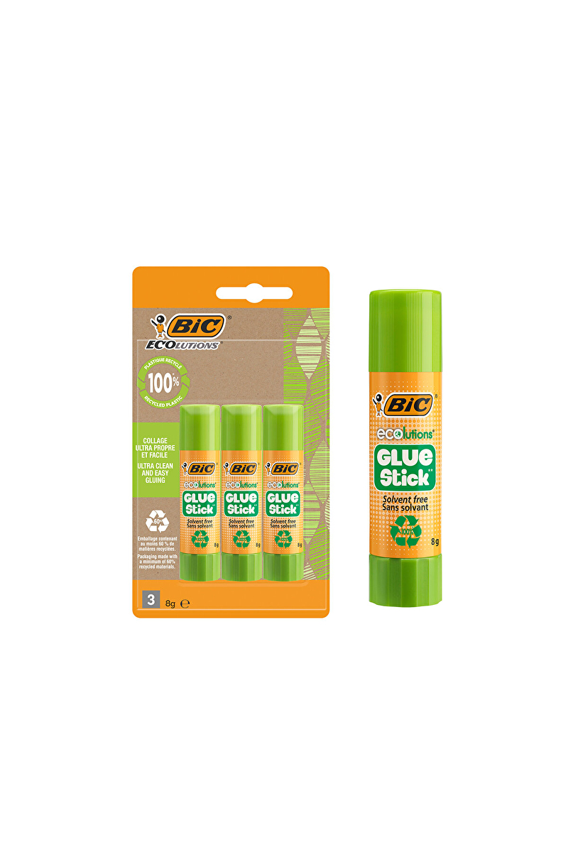 Yapıştırıcı Bic Glue Stick 8 Gr X3