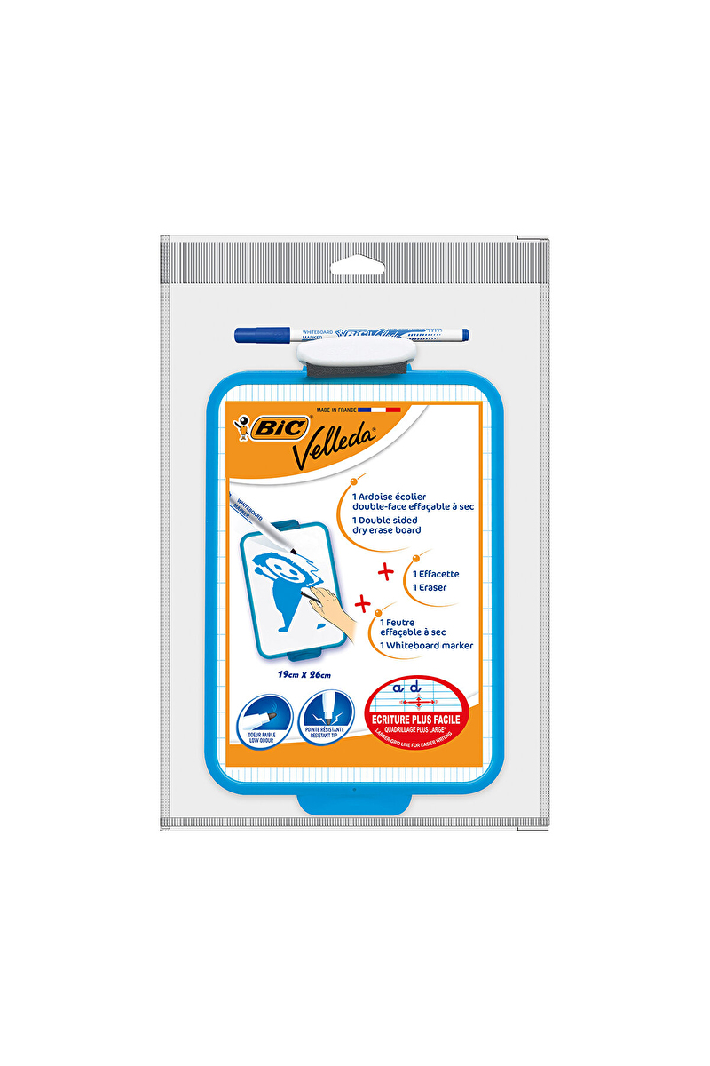 BIC Mini Velleda Beyaz Tahta 1218 + Beyaz Tahta Kalemi + Silgi
