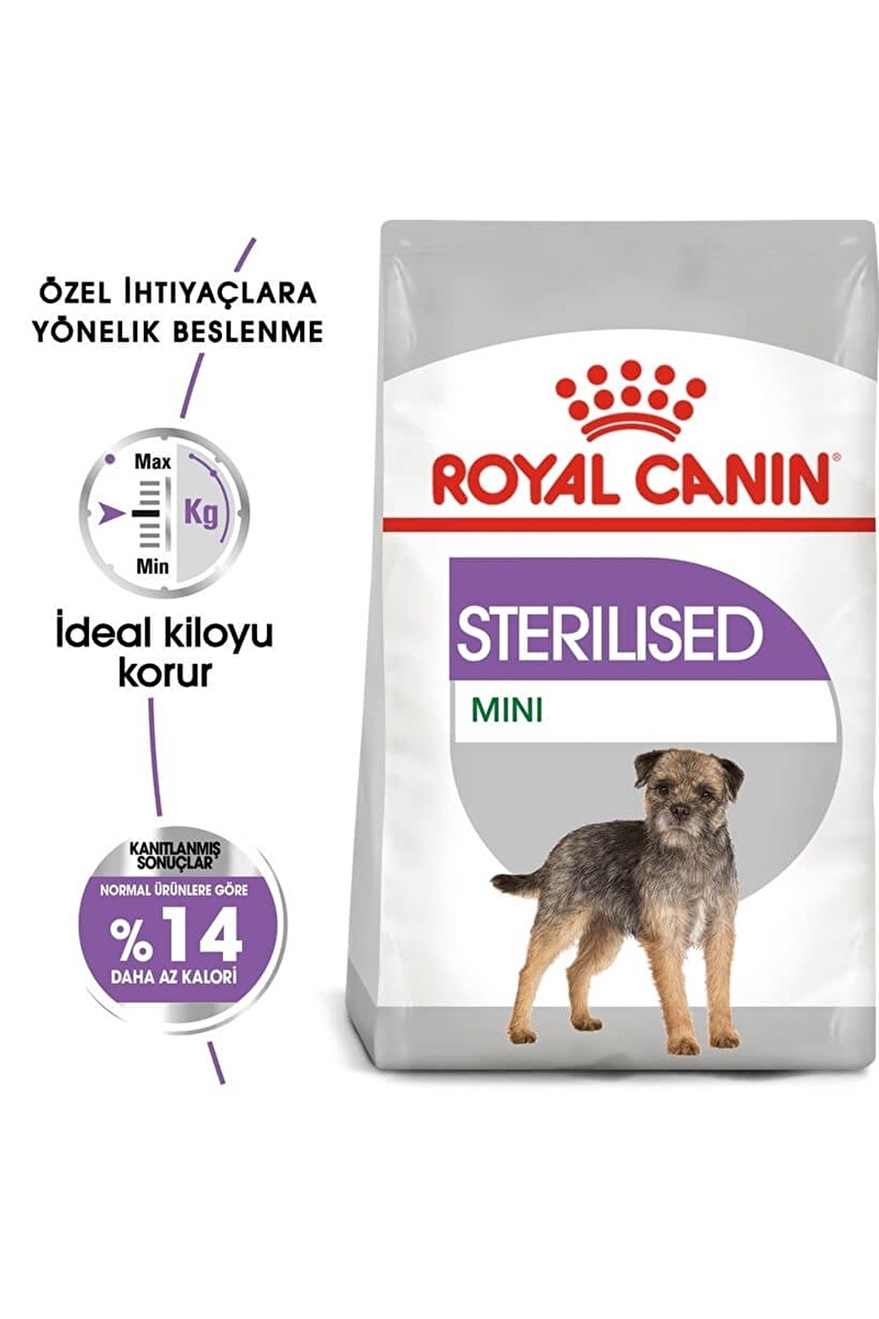 Royal Canin Mini Sterilised Kısırlaştırılmış Köpekler için Yetişkin Köpek Maması 3kg