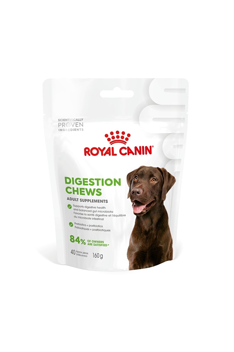 Digestion Chews Yetişkin Köpekler İçin Sindirim Sistemini Destekleyen Tamamlayıcı Ödül Maması (Fonksiyonel Beslenme Desteği) 160g
