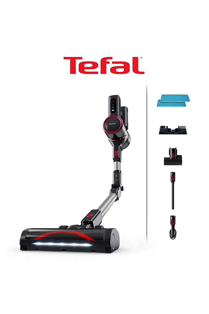 Tefal TY6T90TR X-Force Flex 8.60 Max Aqua Kablosuz Şarjlı Süpürge