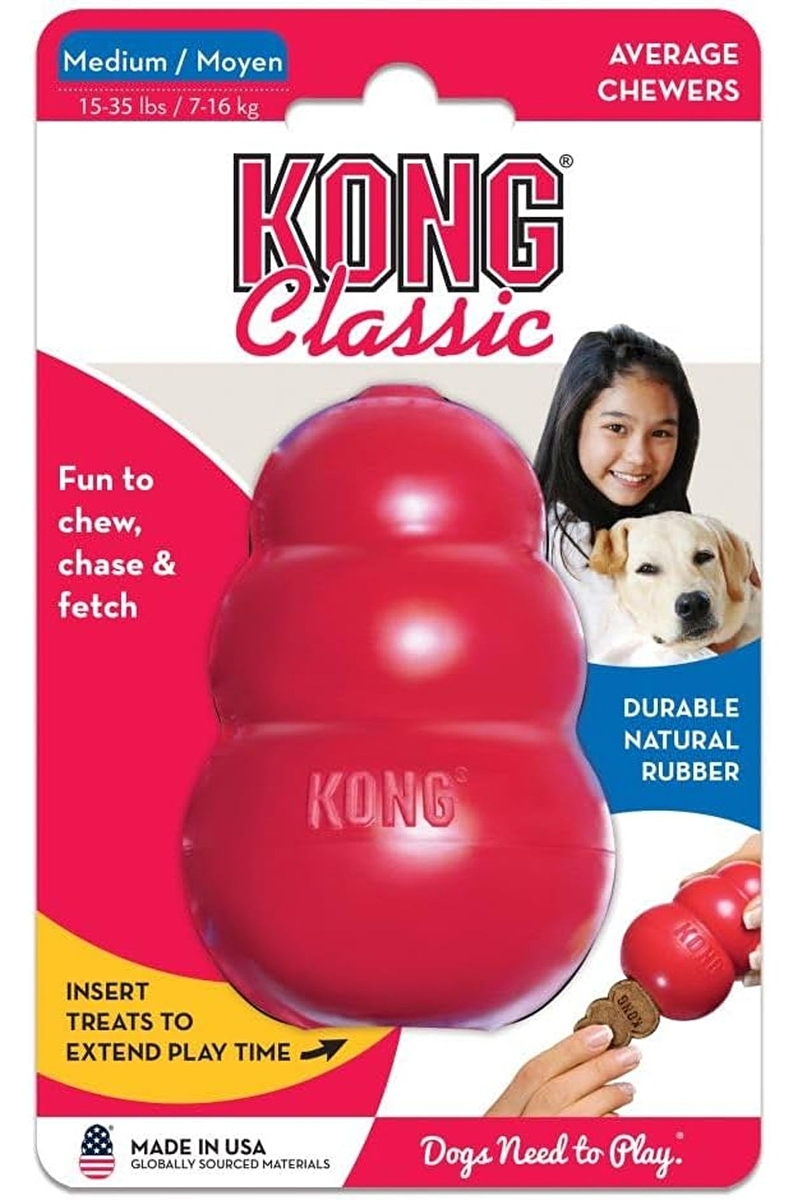 Kong Classic Köpekler İçin Çok Amaçlı Isırma Oyuncağı M