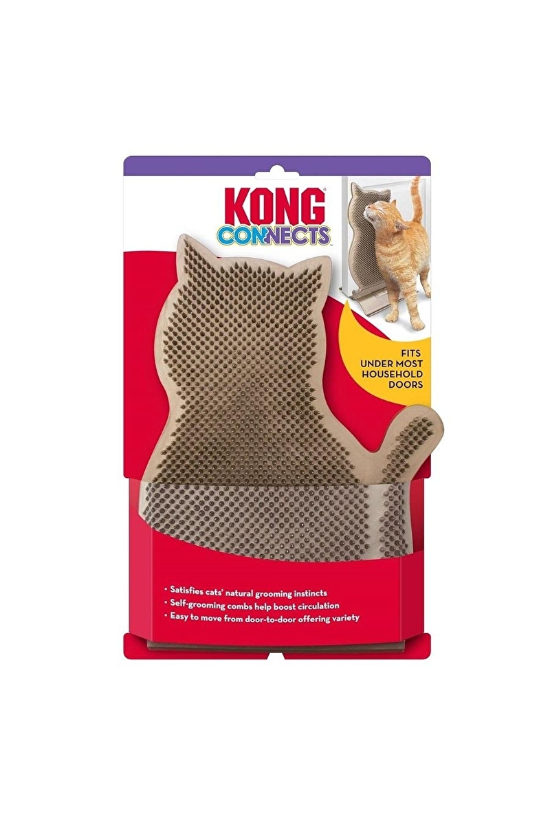 Kong Connects Kedi Şeklinde Kedi Sürtünme Tahtası