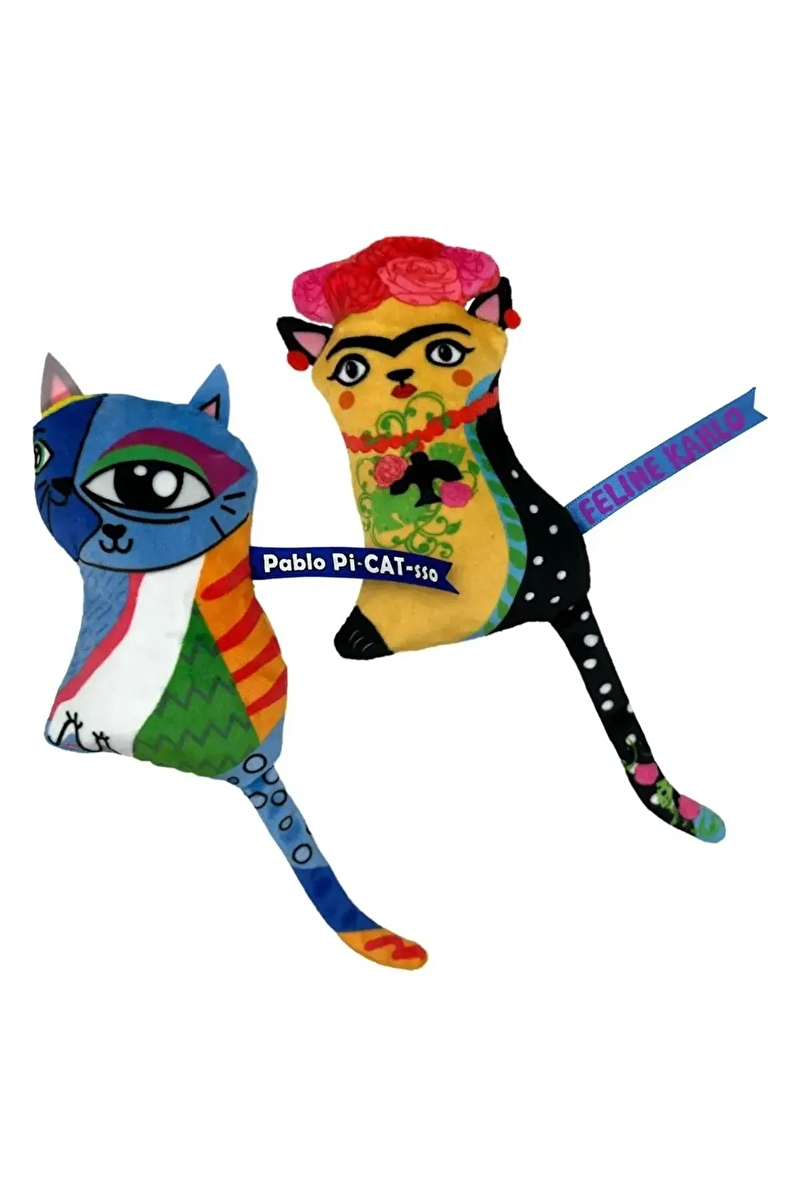 Kong Kedi Peluş Artz Kahlo / Picasso 2Li