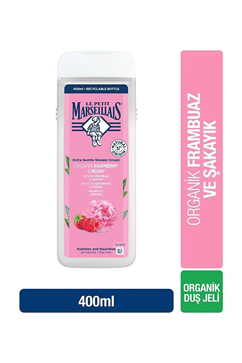 Le Petit Marseillais Duş Jeli 400 ml Frambuaz Şakayık