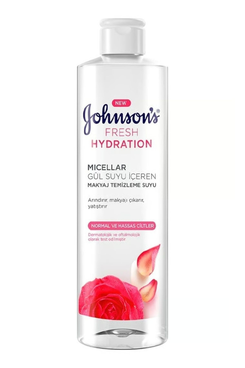 Johnson's Makyaj Temizleme Suyu 400ml Gül Suyu