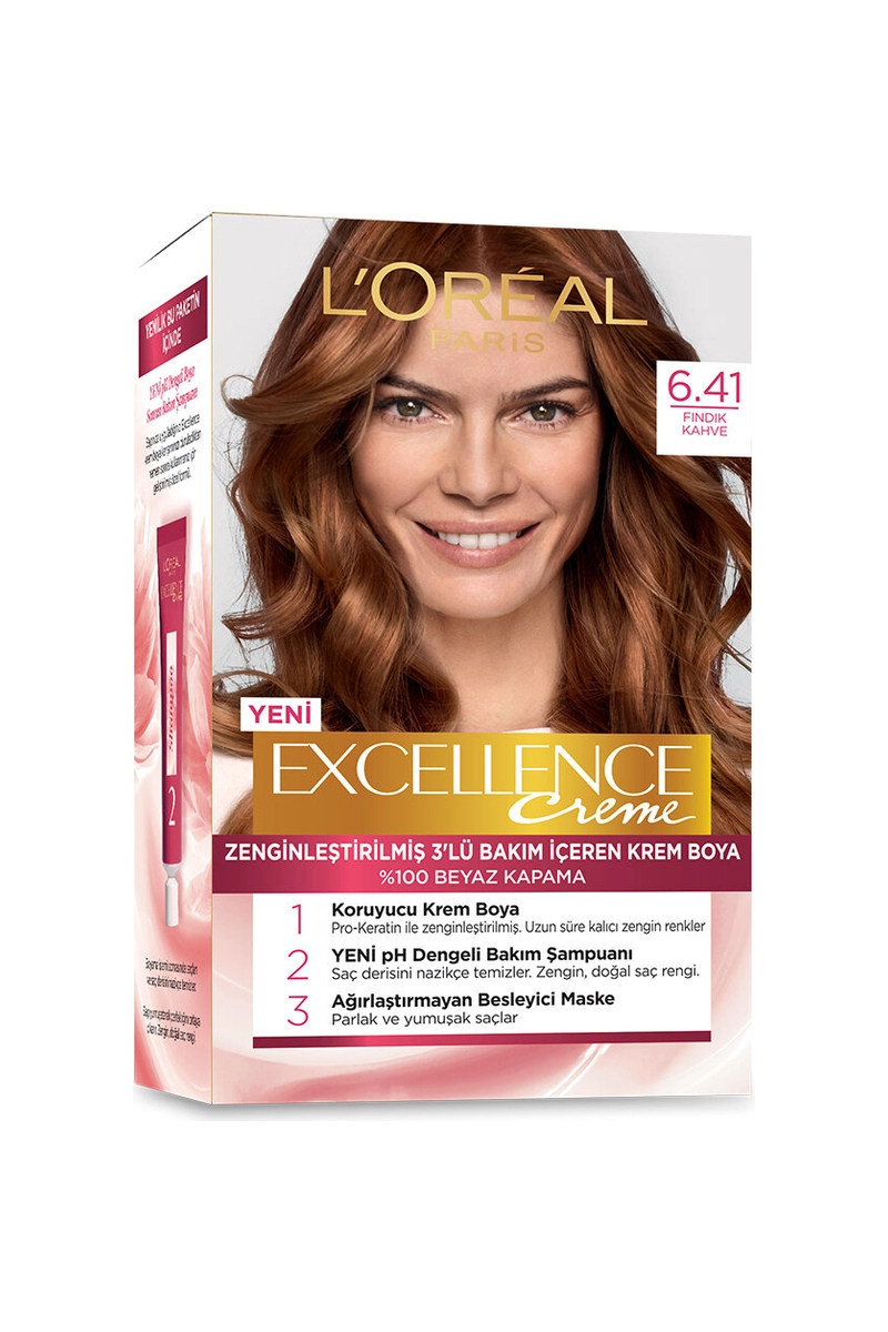 Excellence Saç Boyası 6.41 Fındık Kahvesi