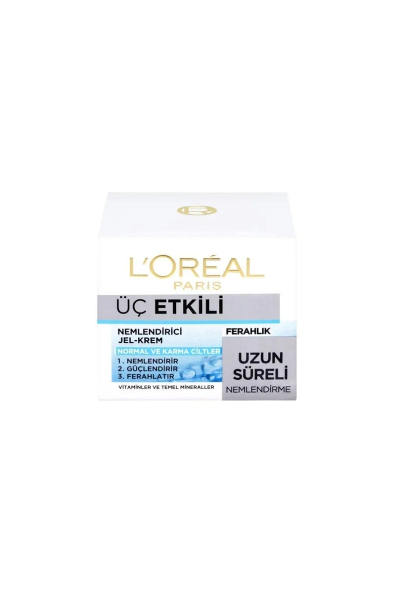 L'Oréal Paris Üç Etkili Nemlendirici Jel Krem 50 ml