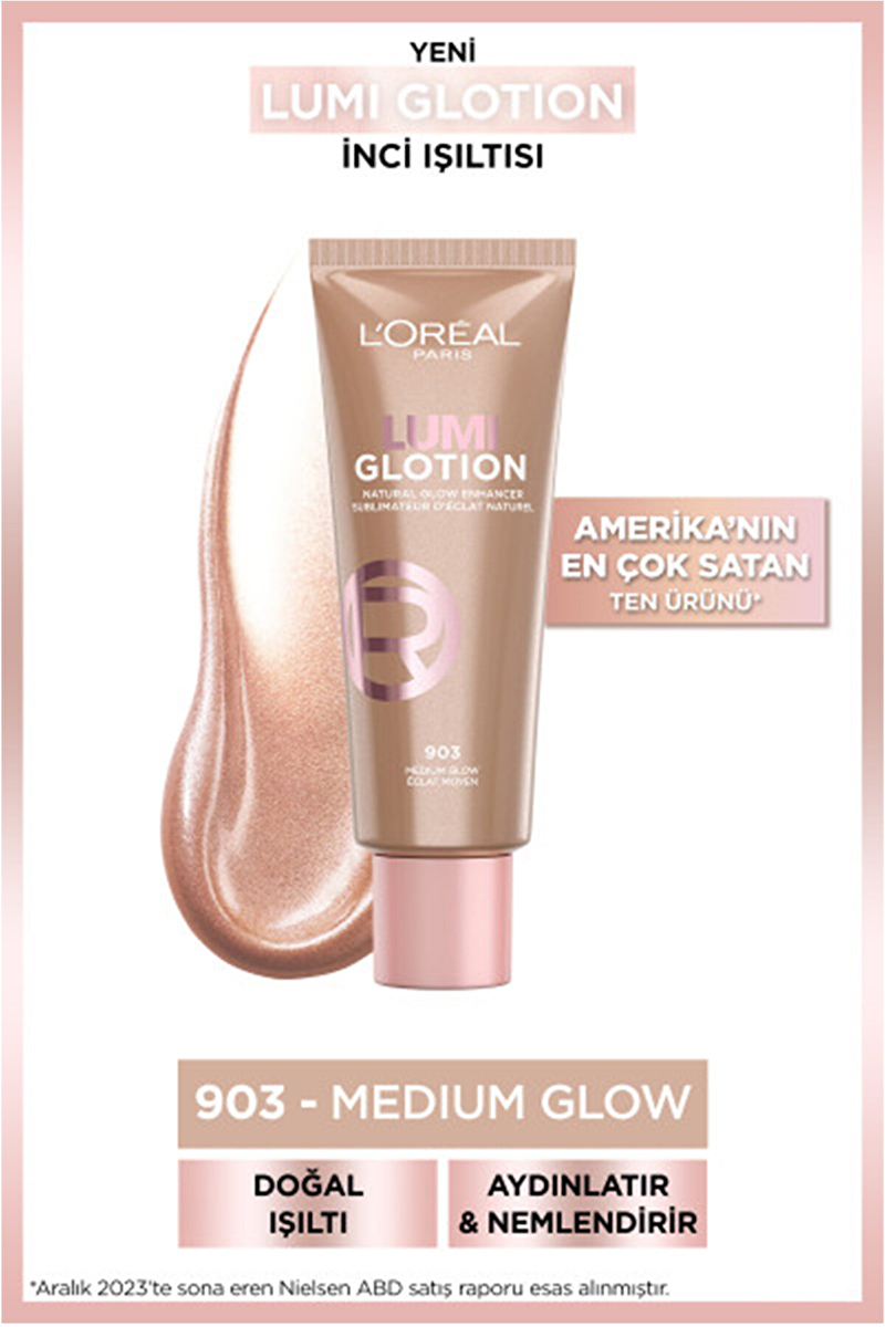 L'Oréal Paris Glotion All-In-One Doğal Işıltı 903 - Medium Glow
