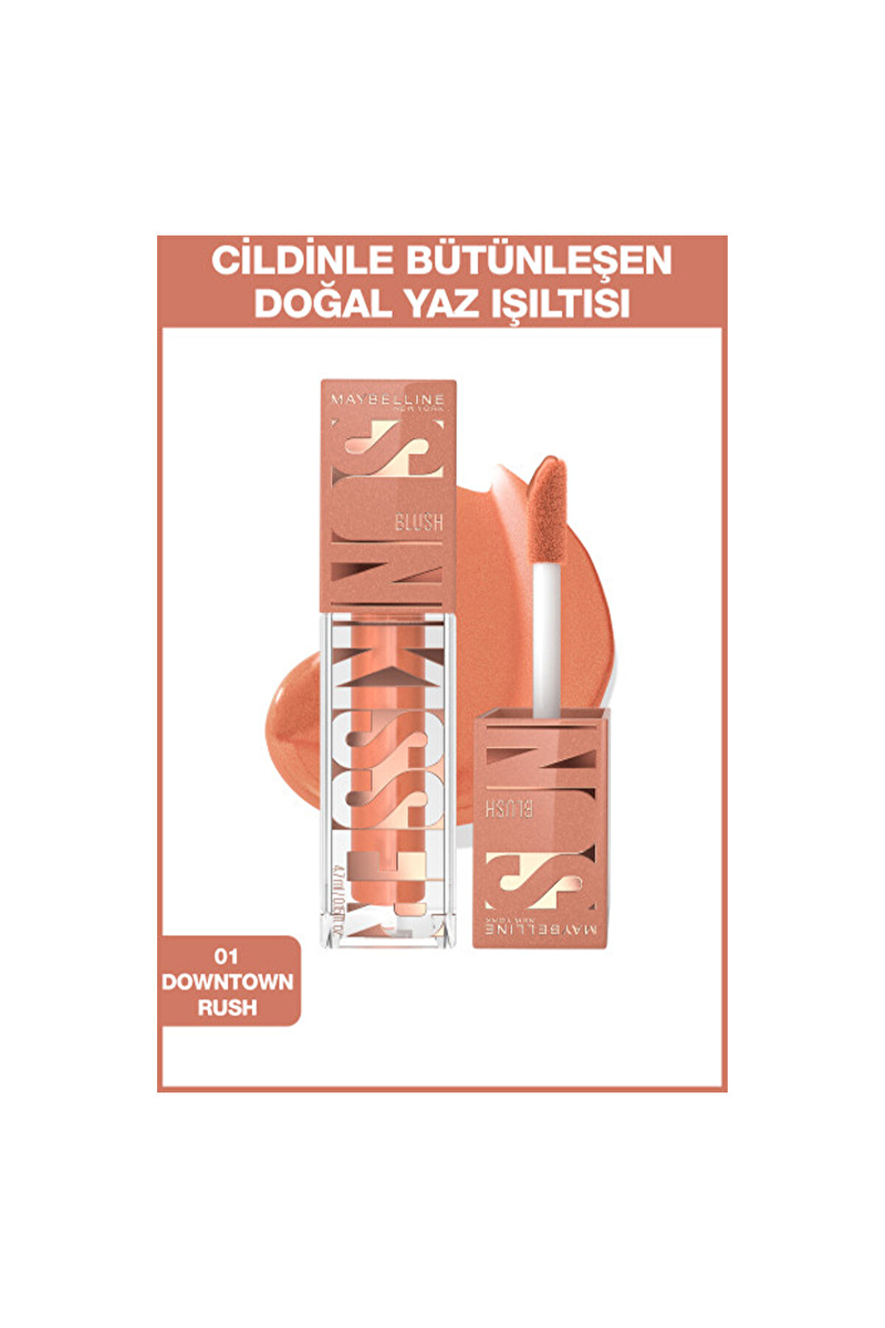 Maybelline New York Sunkisser Likit Allık- 01 Downtown Rush