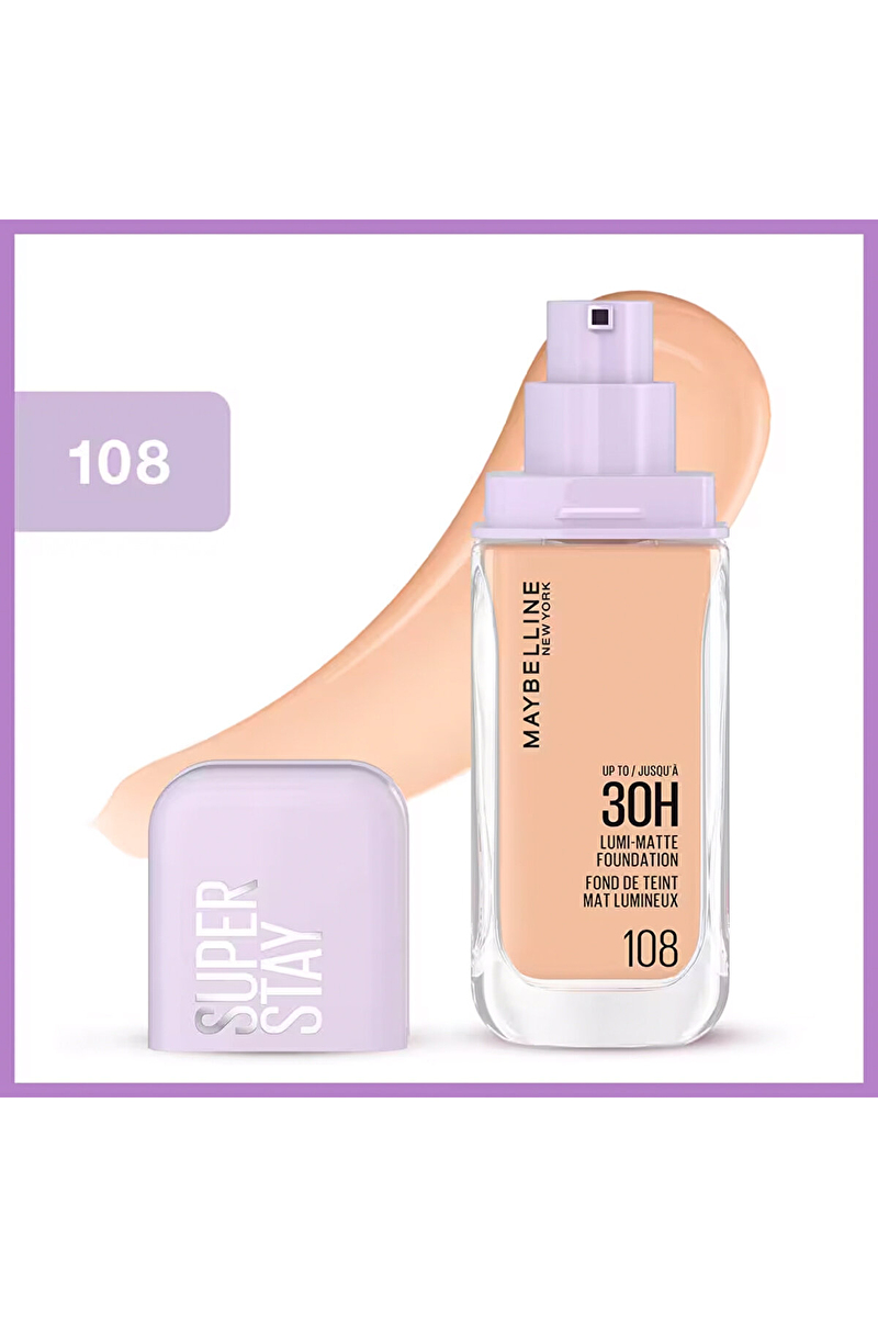 Maybelline New York Super Stay Lumi Matte Fondöten - 108