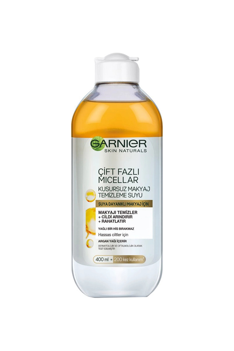 Garnier Micellar Çift Fazlı Kusursuz Makyaj Temizleme Suyu 400 ml