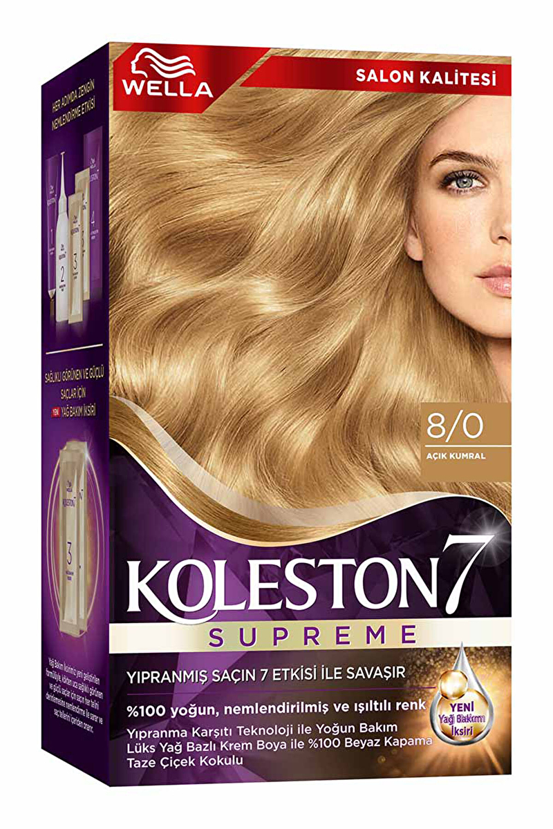Koleston Saç Boyası 8/0 Açık Kumral
