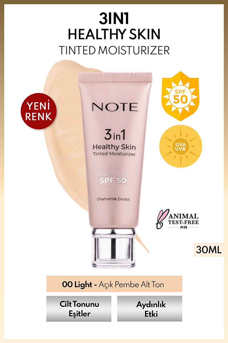 Note 3in1 Skin Tint Moisturizer l 00