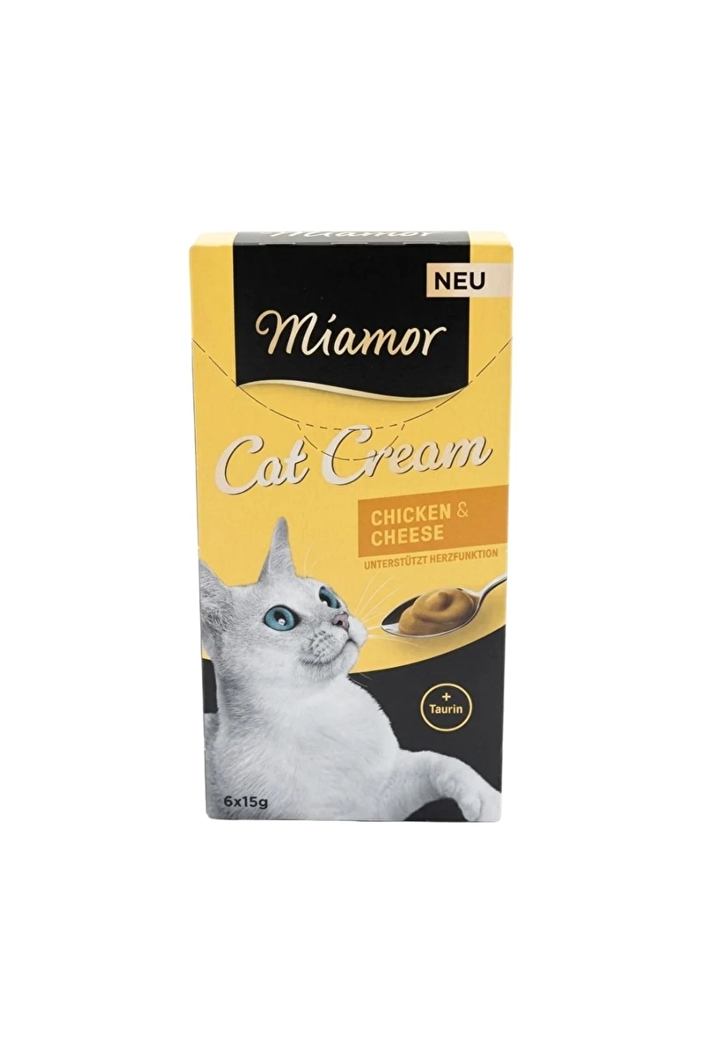 Miamor Cream Tavuk&Peynirli Kedi Ödülü 15 gr x 6