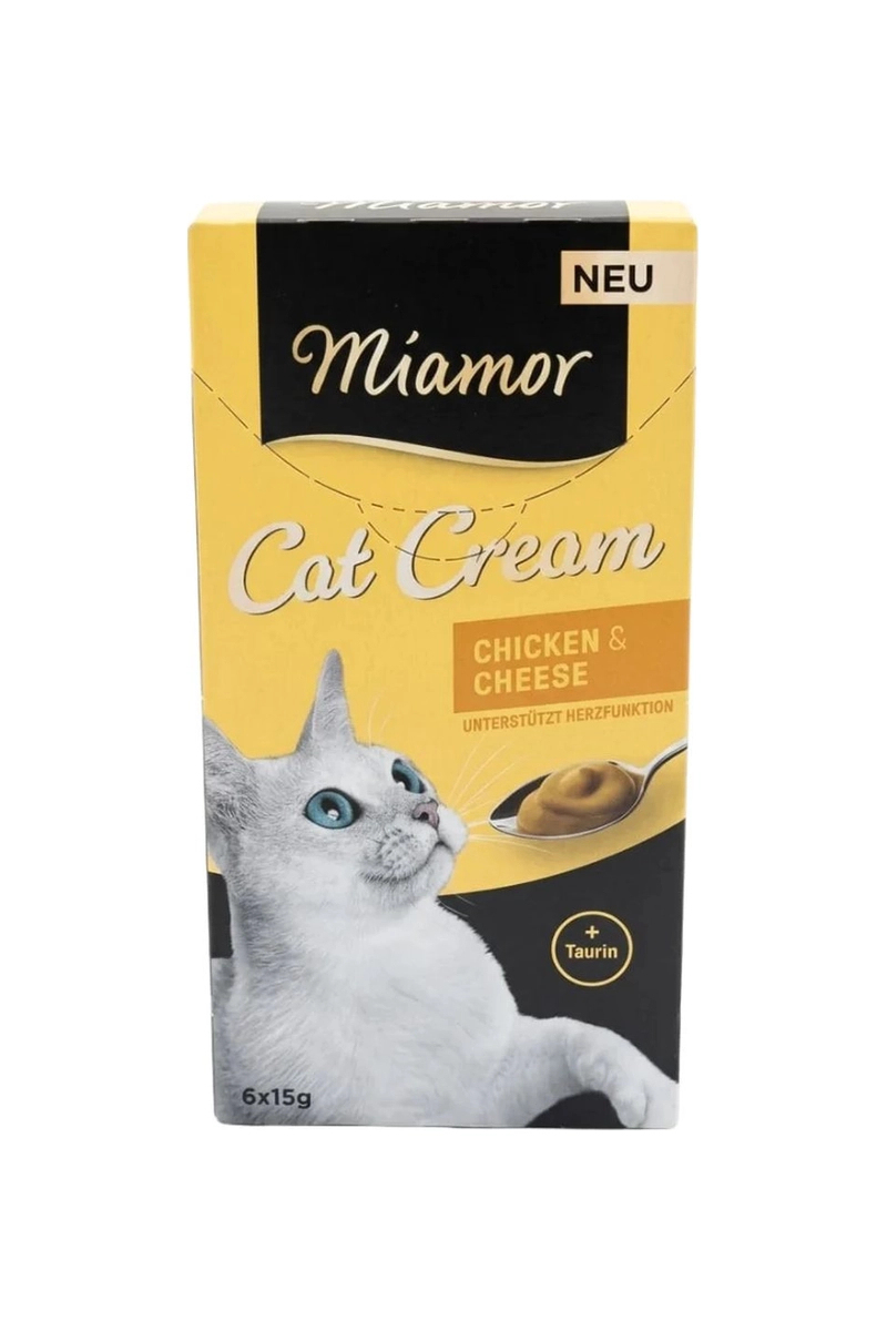 Miamor Cream Tavuk&Peynirli Kedi Ödülü 6x15 g