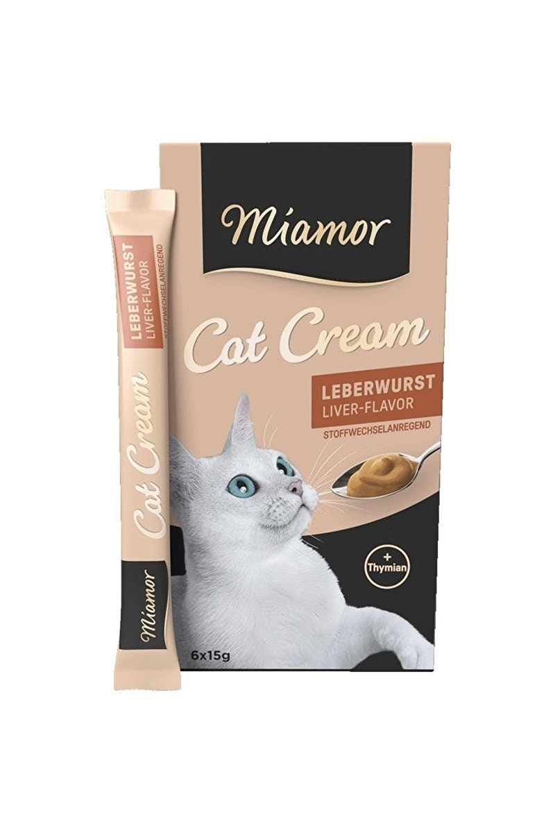 Miamor Cream Ciğerli Kedi Ödülü 6x15gr
