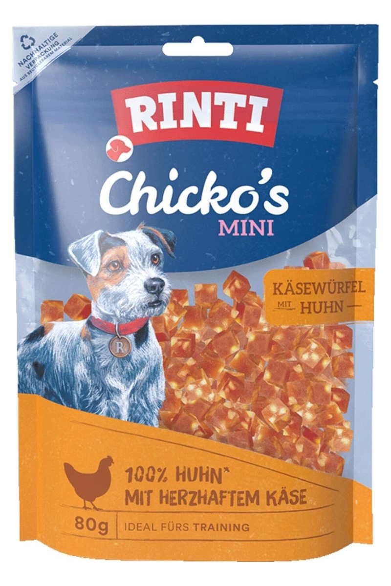 Rinti Chicko Tavuklu ve Peynirli Mini Köpek Ödülü 80 g