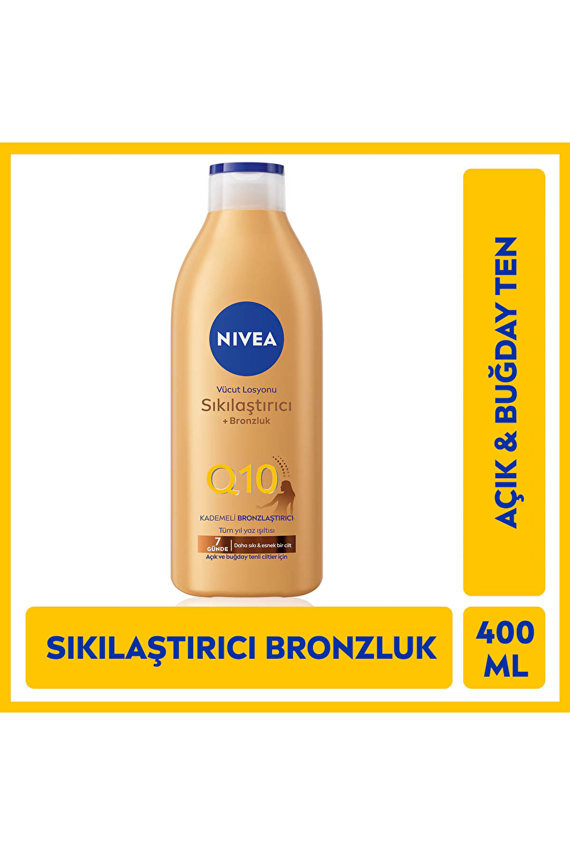Nivea Q10 Sıkılaştırıcı ve Bronzlaştırıcı Losyon 400 ml