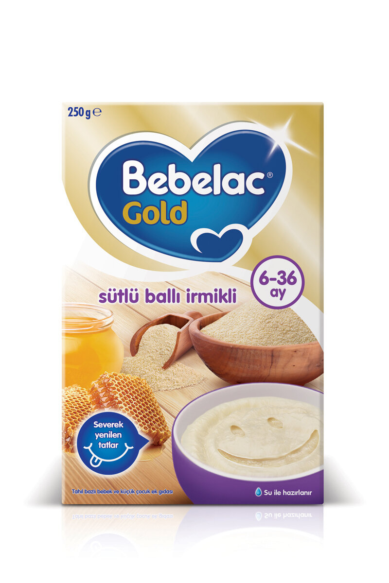 Bebelac Gold Sütlü Ballı İrmikli Kaşık Maması 250 g Mama