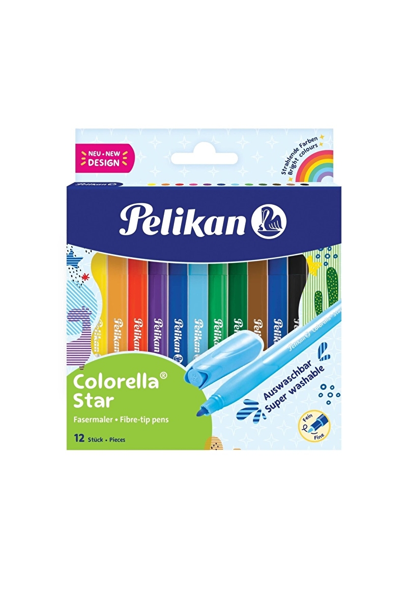 Pelikan Colorella Çift Uçlu 12li Keçeli Kalem