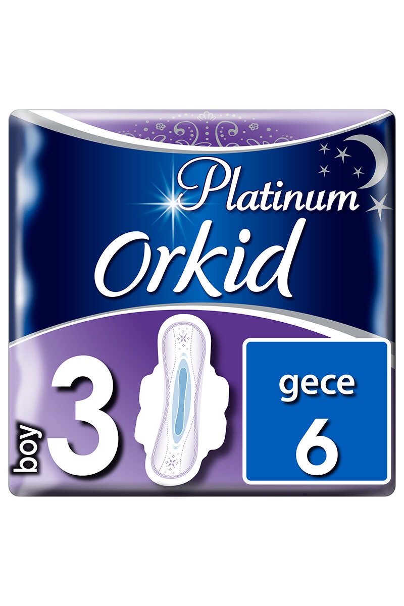 Orkid Ultra Platinum Tekli Gece 6 Adet